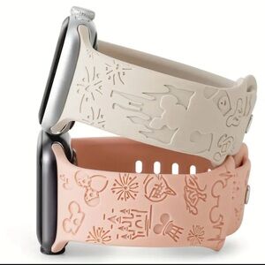 Disney Themed Apple Watch Bands - Sand and Pink or Blue and Pink— You pick!